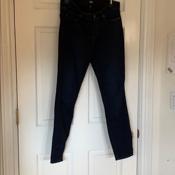 Paige Verdugo Dark Wash Skinny Jeans - Picture 1 of 1
